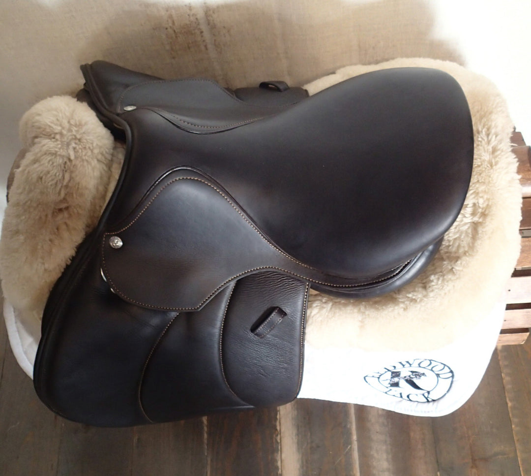 15" Voltaire Welli Saddle - Full Buffalo - 2019 - 0A Flaps - 4.75" dot to dot - FIN Panels (966)
