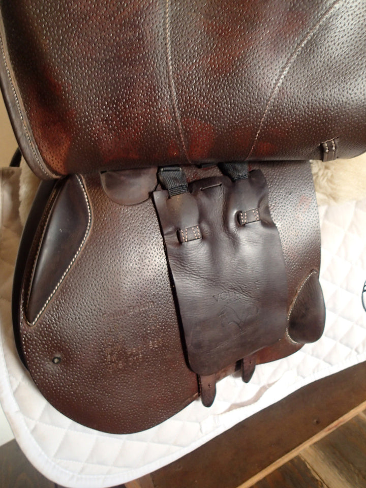 16.5" Voltaire Palm Beach Saddle - Full Buffalo - 2024 - 3AA Flaps - 4.75" dot to dot - Pro Panels (967)