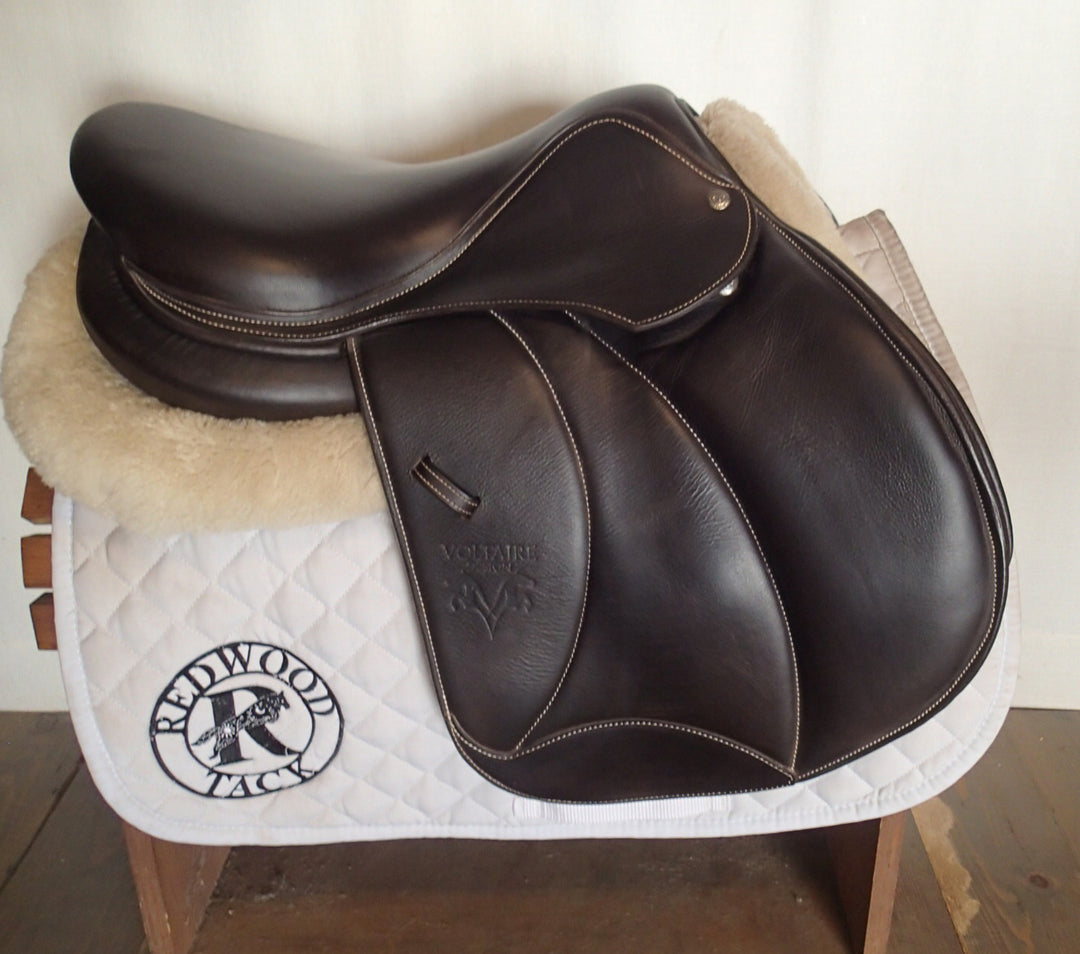 16.5" Voltaire Palm Beach Saddle - Full Buffalo - 2024 - 3AA Flaps - 4.75" dot to dot - Pro Panels (967)