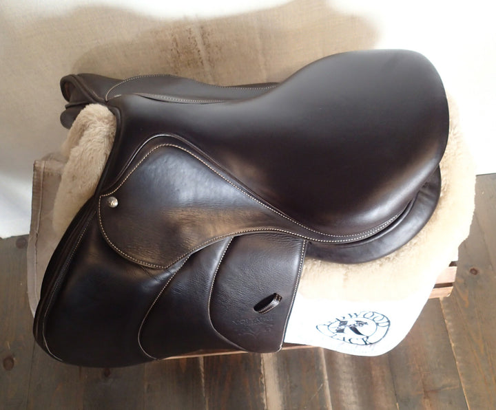 16.5" Voltaire Palm Beach Saddle - Full Buffalo - 2024 - 3AA Flaps - 4.75" dot to dot - Pro Panels (967)