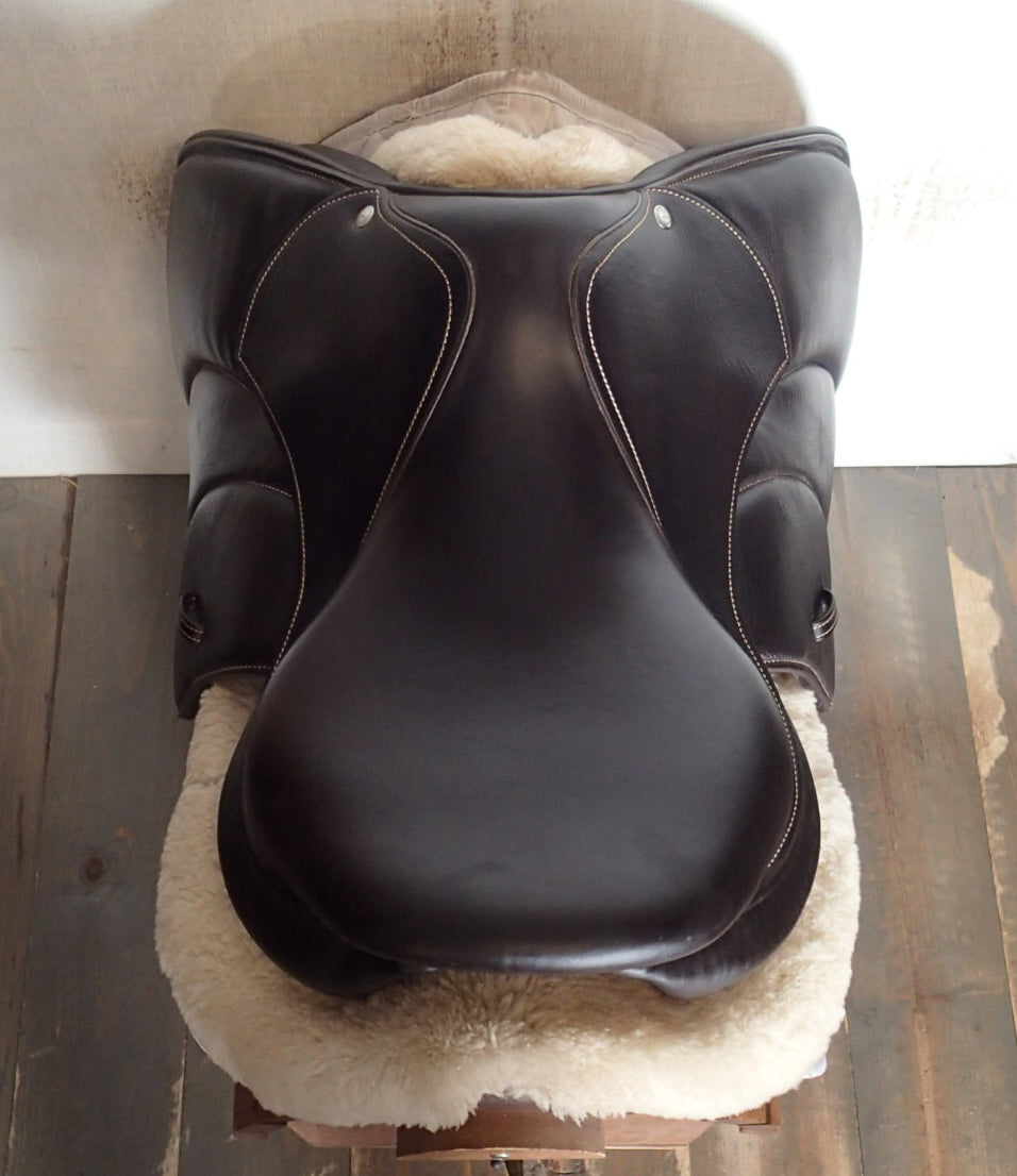 16.5" Voltaire Palm Beach Saddle - Full Buffalo - 2024 - 3AA Flaps - 4.75" dot to dot - Pro Panels (967)