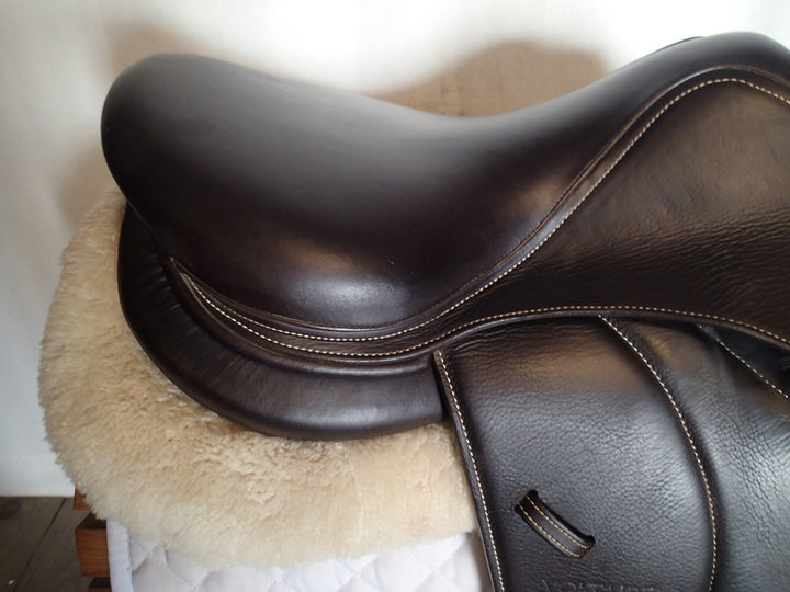 16.5" Voltaire Palm Beach Saddle - Full Buffalo - 2024 - 3AA Flaps - 4.75" dot to dot - Pro Panels (967)