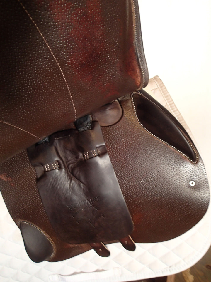 16.5" Voltaire Palm Beach Saddle - Full Buffalo - 2024 - 3AA Flaps - 4.75" dot to dot - Pro Panels (967)