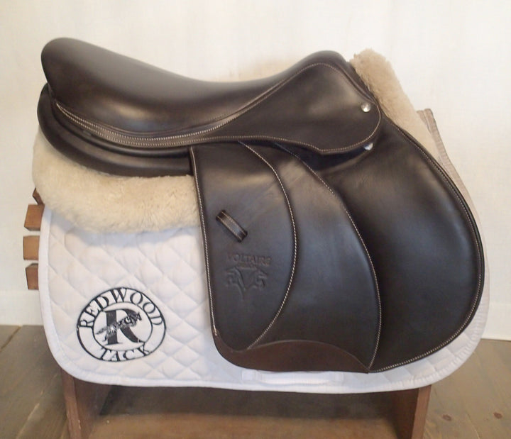 18" Voltaire Palm Beach Saddle - Full Buffalo - 2024 - 3AA Flaps - 4.75" dot to dot - Pro Panels (968)