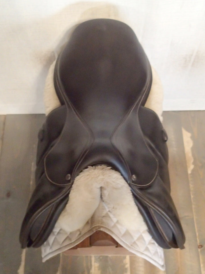 18" Voltaire Palm Beach Saddle - Full Buffalo - 2024 - 3AA Flaps - 4.75" dot to dot - Pro Panels (968)