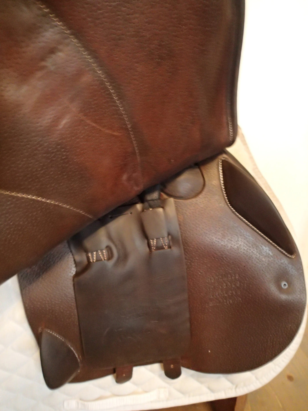 18" Voltaire Palm Beach Saddle - Full Buffalo - 2024 - 3AA Flaps - 4.75" dot to dot - Pro Panels (968)