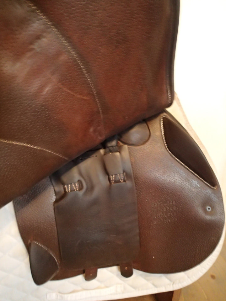 18" Voltaire Palm Beach Saddle - Full Buffalo - 2024 - 3AA Flaps - 4.75" dot to dot - Pro Panels (968)