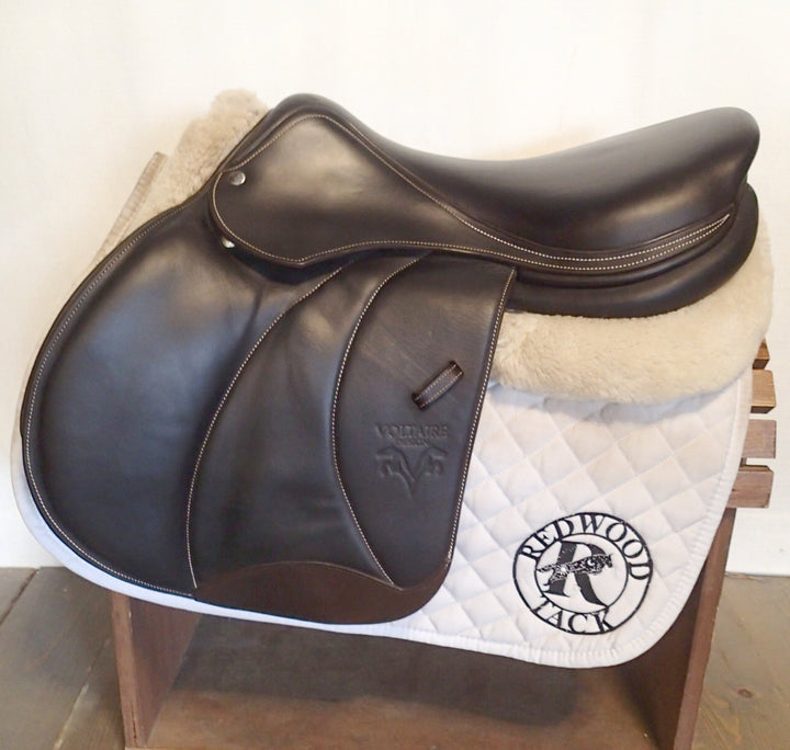 18" Voltaire Palm Beach Saddle - Full Buffalo - 2024 - 3AA Flaps - 4.75" dot to dot - Pro Panels (968)
