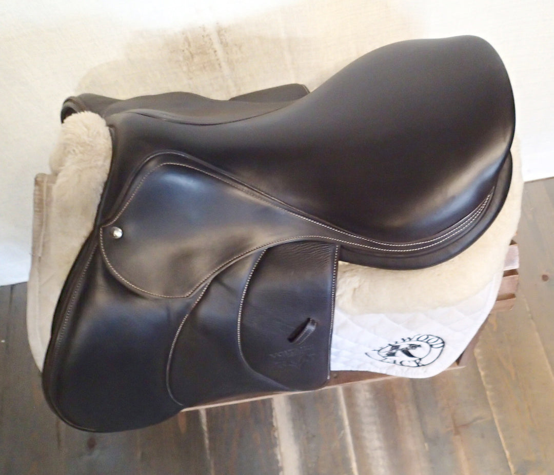 18" Voltaire Palm Beach Saddle - Full Buffalo - 2024 - 3AA Flaps - 4.75" dot to dot - Pro Panels (968)