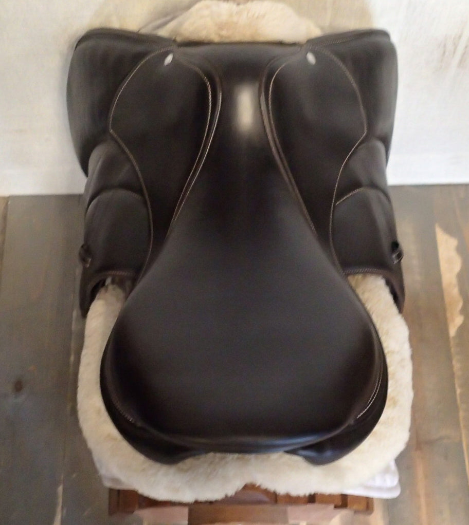 18" Voltaire Palm Beach Saddle - Full Buffalo - 2024 - 3AA Flaps - 4.75" dot to dot - Pro Panels (968)