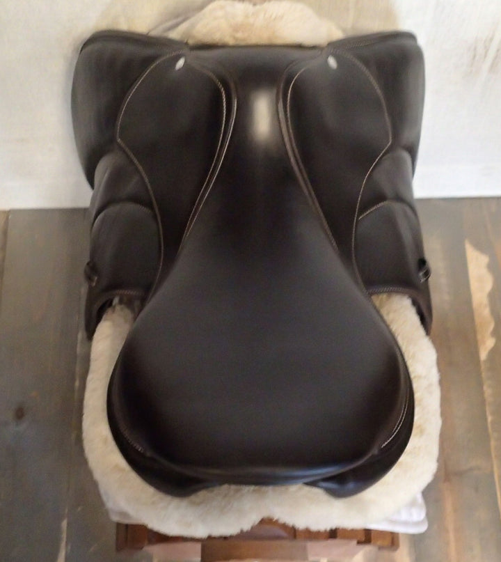 18" Voltaire Palm Beach Saddle - Full Buffalo - 2024 - 3AA Flaps - 4.75" dot to dot - Pro Panels (968)