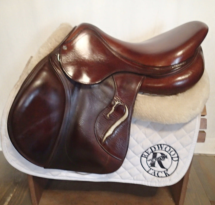 17.5" Antares Connexion Saddle - Full Calfskin - 2019 - 3AB Flaps - 4.5" dot to dot