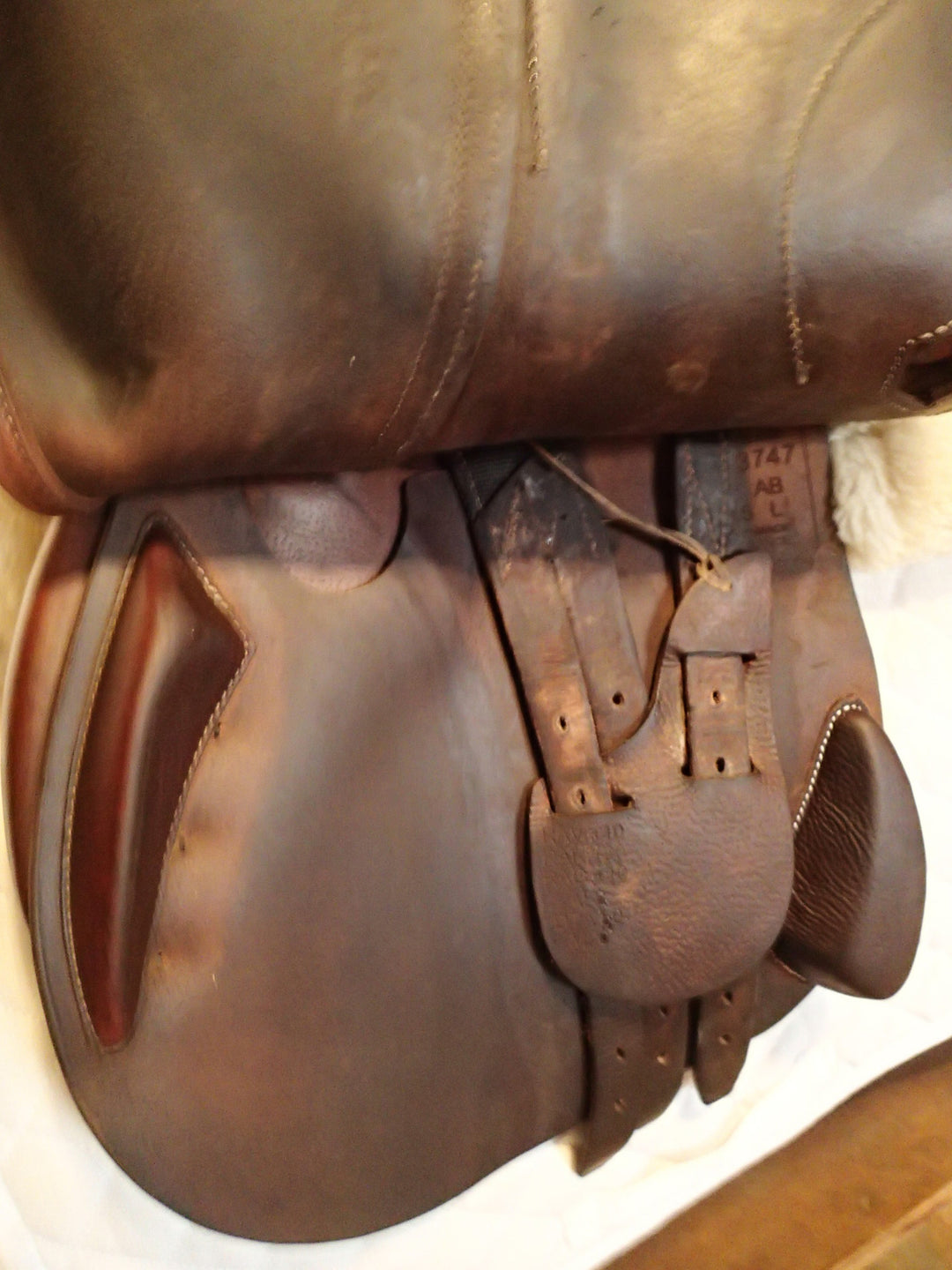 17.5" Antares Connexion Saddle - Full Calfskin - 2019 - 3AB Flaps - 4.5" dot to dot