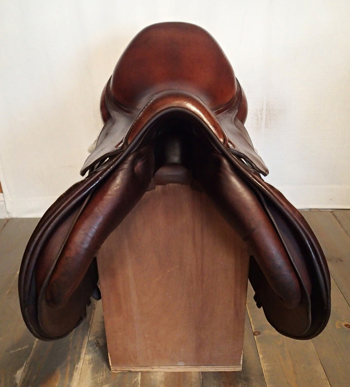 17.5" Antares Connexion Saddle - Full Calfskin - 2019 - 3AB Flaps - 4.5" dot to dot