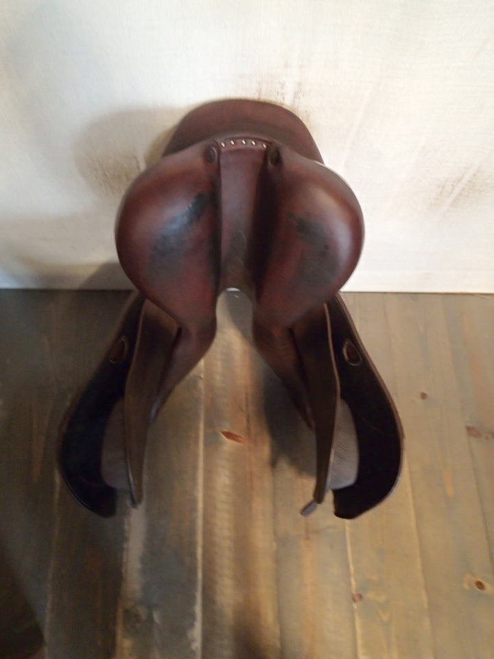 17.5" Antares Connexion Saddle - Full Calfskin - 2019 - 3AB Flaps - 4.5" dot to dot