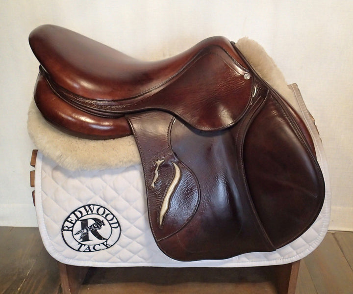 17.5" Antares Connexion Saddle - Full Calfskin - 2019 - 3AB Flaps - 4.5" dot to dot