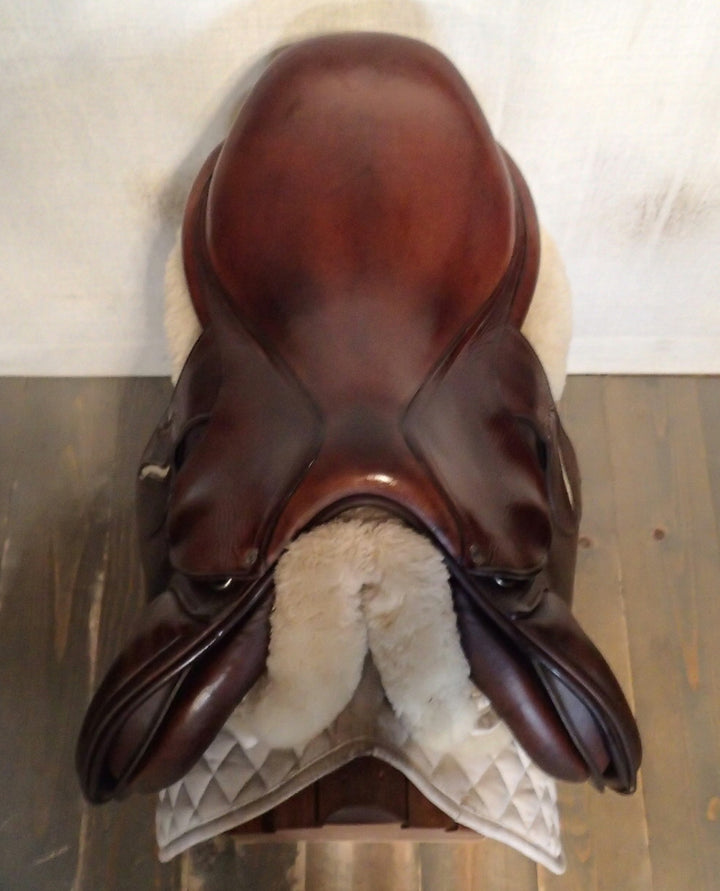 17.5" Antares Connexion Saddle - Full Calfskin - 2019 - 3AB Flaps - 4.5" dot to dot