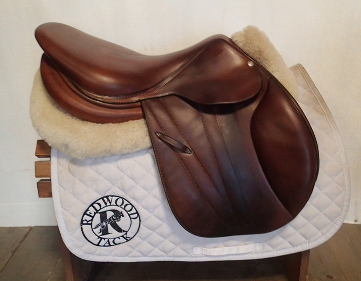 17" Butet Premium Saddle - Full Calfskin - 2018 - L Seat - 1 Flaps - 4.25" dot to dot (972)