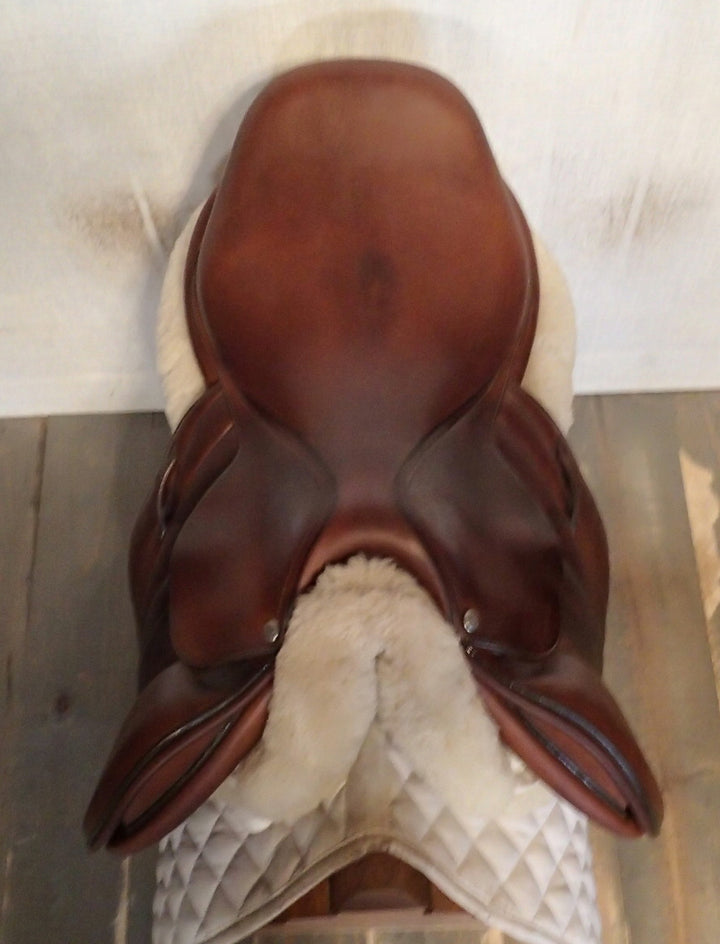 17" Butet Premium Saddle - Full Calfskin - 2018 - L Seat - 1 Flaps - 4.25" dot to dot (972)