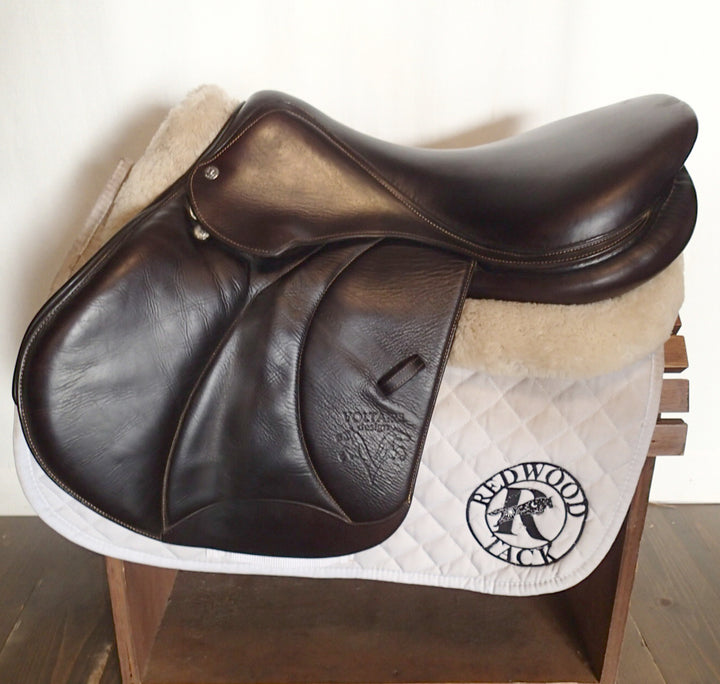 18" Voltaire Palm Beach Saddle - Full Buffalo - 2020 - 2AAR Flaps - 4.75" dot to dot - Pro Panels (973)