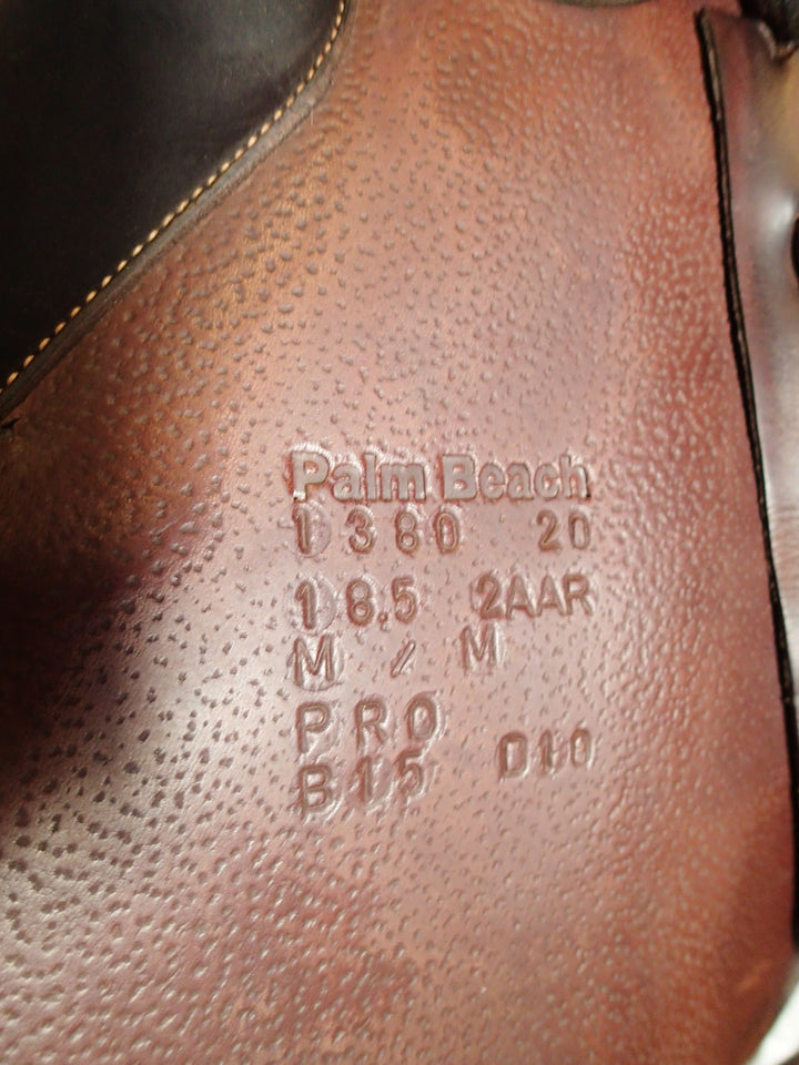 18" Voltaire Palm Beach Saddle - Full Buffalo - 2020 - 2AAR Flaps - 4.75" dot to dot - Pro Panels (973)