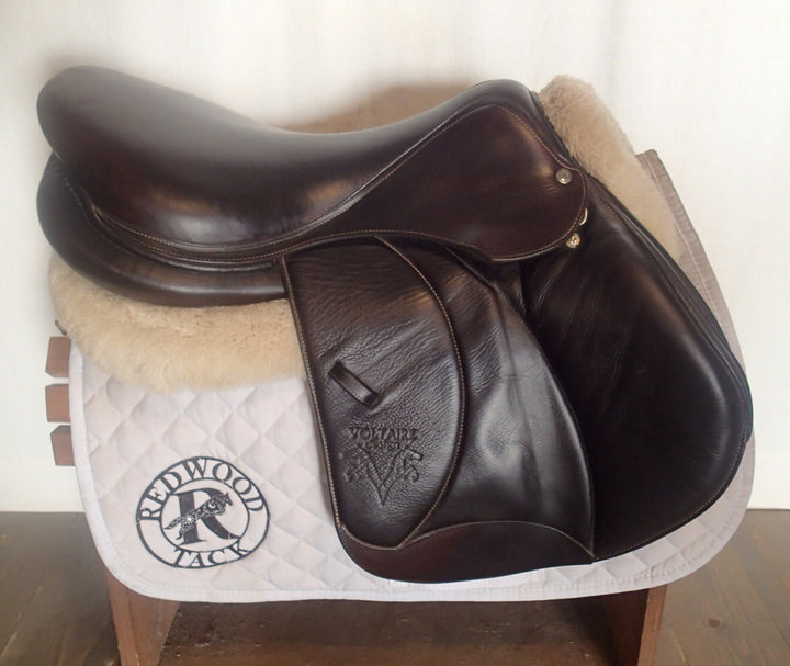 18" Voltaire Palm Beach Saddle - Full Buffalo - 2020 - 2AAR Flaps - 4.75" dot to dot - Pro Panels (973)