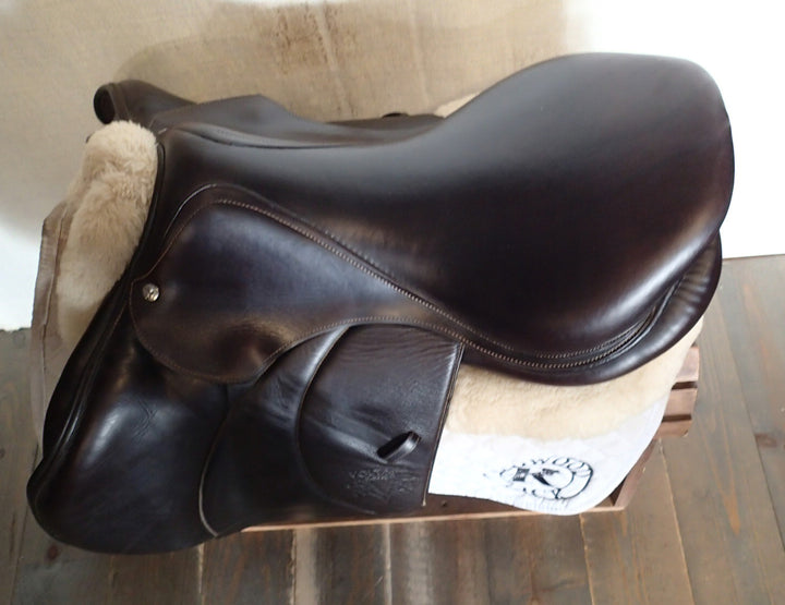 18" Voltaire Palm Beach Saddle - Full Buffalo - 2020 - 2AAR Flaps - 4.75" dot to dot - Pro Panels (973)