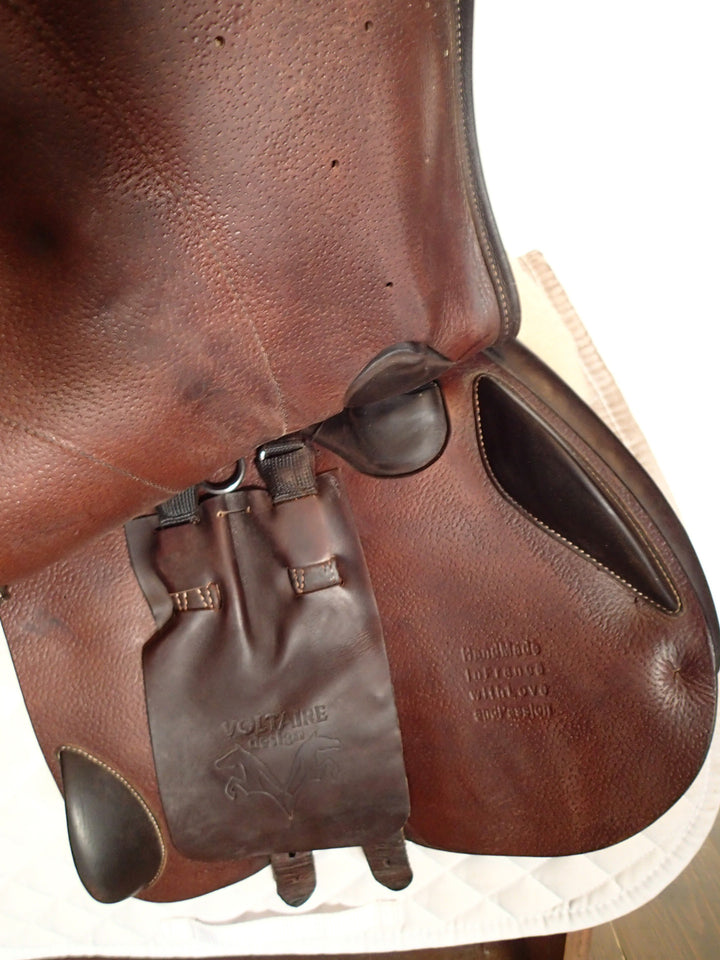 18" Voltaire Palm Beach Saddle - Full Buffalo - 2020 - 2AAR Flaps - 4.75" dot to dot - Pro Panels (973)