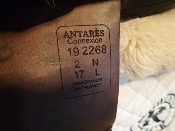 17" Antares Connexion Saddle - Full Buffalo - 2019 - 2N Flaps - 5" dot to dot (976)