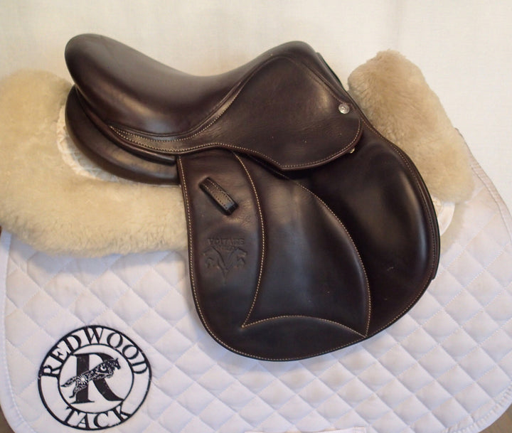 13.5" Voltaire Welli Saddle - Full Buffalo - 2016 - 000 Flaps - 4.75" dot to dot - FIN Panels