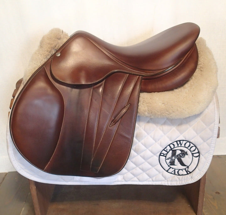 16" Butet Premium Saddle - Full Calfskin - 2022 - L Seat - 1.75 Flaps - 4.5" dot to dot (984)