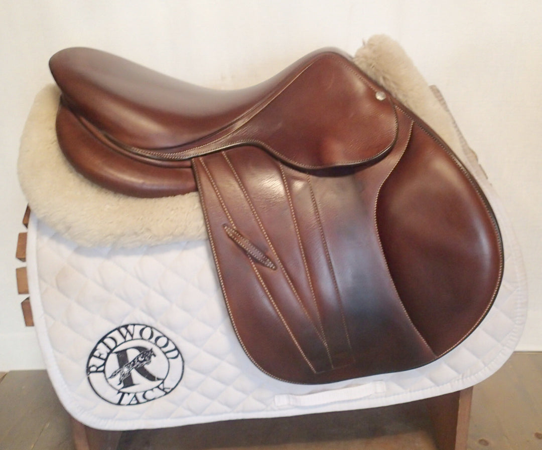 16" Butet Premium Saddle - Full Calfskin - 2022 - L Seat - 1.75 Flaps - 4.5" dot to dot (984)