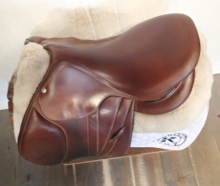 16" Butet Premium Saddle - Full Calfskin - 2022 - L Seat - 1.75 Flaps - 4.5" dot to dot (984)