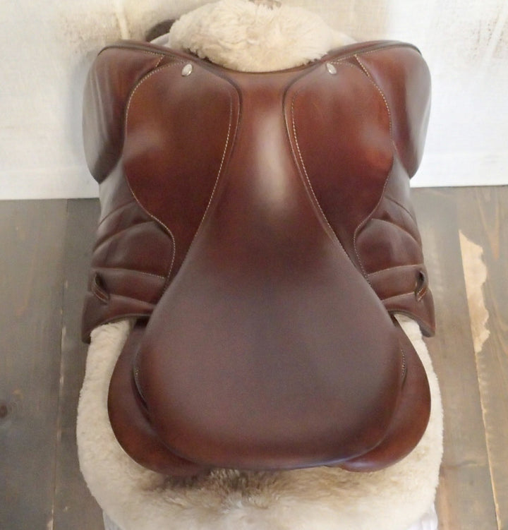 16" Butet Premium Saddle - Full Calfskin - 2022 - L Seat - 1.75 Flaps - 4.5" dot to dot (984)