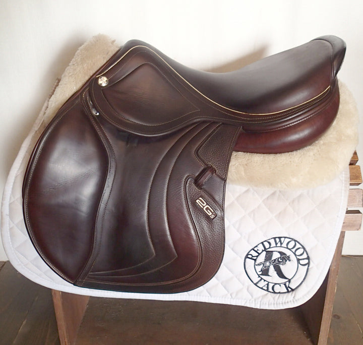 17.5" CWD Mademoiselle 2Gs Saddle - Full Buffalo - 2017 - 2L Flaps - SE32 - 4.5" dot to dot - Pro Panels (986)