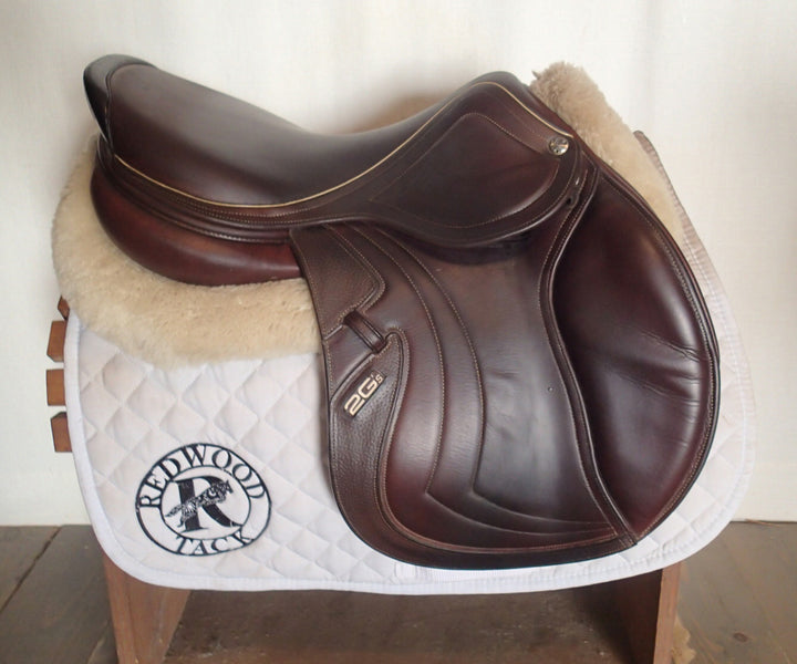 17.5" CWD Mademoiselle 2Gs Saddle - Full Buffalo - 2017 - 2L Flaps - SE32 - 4.5" dot to dot - Pro Panels (986)