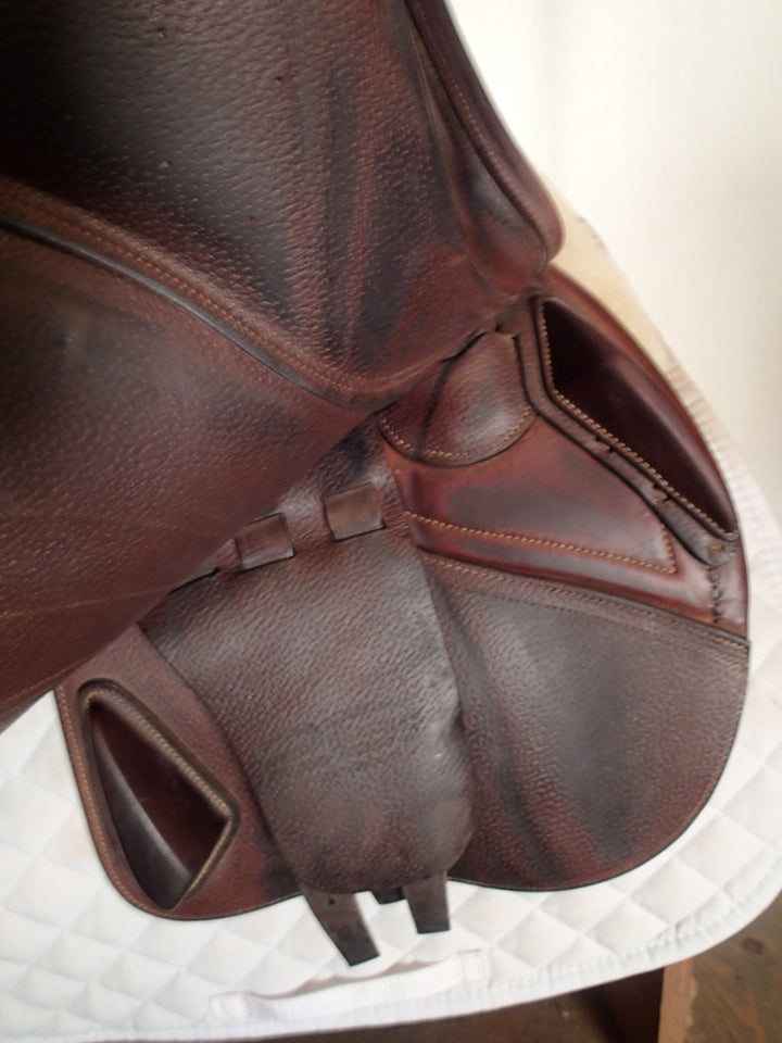 17.5" CWD Mademoiselle 2Gs Saddle - Full Buffalo - 2017 - 2L Flaps - SE32 - 4.5" dot to dot - Pro Panels (986)