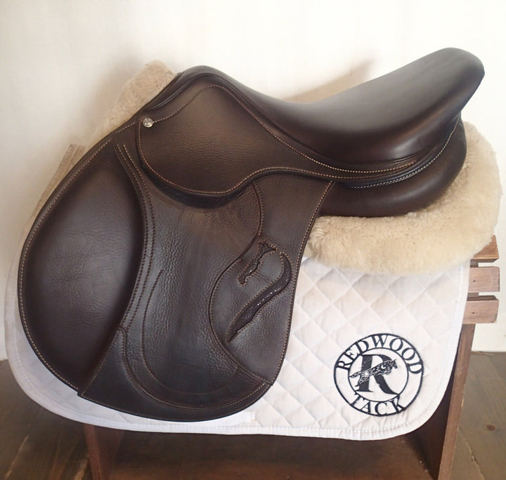 17" Antares Evolution Saddle - Full Buffalo - 2023 - 2NB Flaps - 4.5" dot to dot (990)