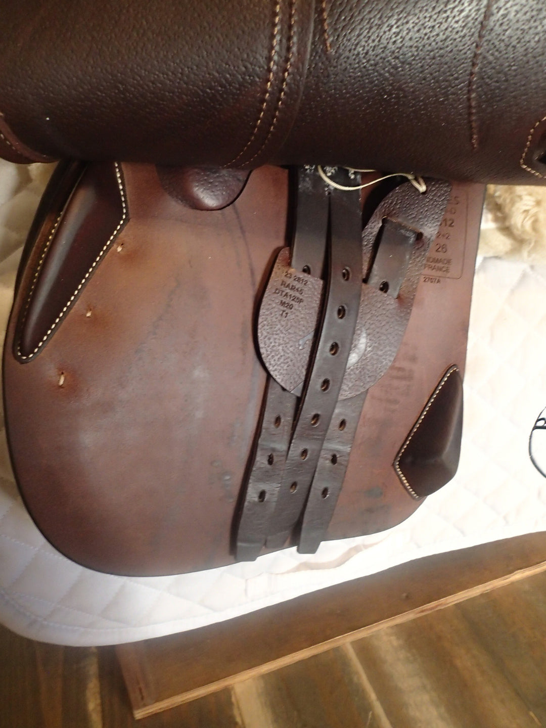 17" Antares Evolution Saddle - Full Buffalo - 2023 - 2NB Flaps - 4.5" dot to dot (990)