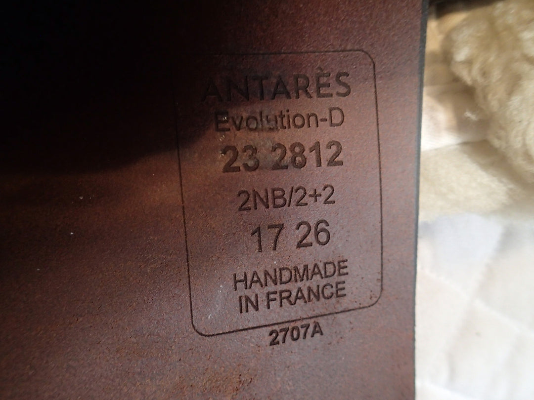 17" Antares Evolution Saddle - Full Buffalo - 2023 - 2NB Flaps - 4.5" dot to dot (990)