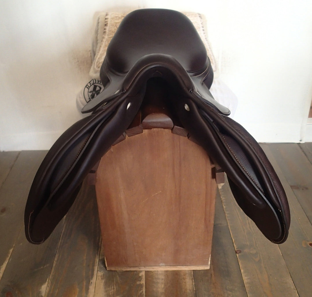 17" Antares Evolution Saddle - Full Buffalo - 2023 - 2NB Flaps - 4.5" dot to dot (990)