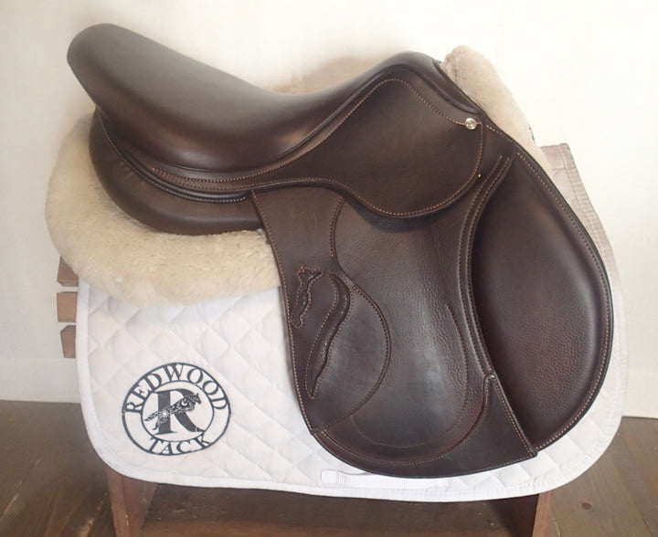 17" Antares Evolution Saddle - Full Buffalo - 2023 - 2NB Flaps - 4.5" dot to dot (990)