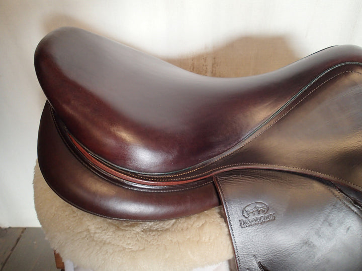 18" Devoucoux Oldara Saddle - Full Buffalo - 2013 - 4AA Flaps - 4.75" dot to dot (994)