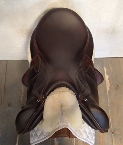 17.5" Devoucoux Chiberta Lab Monoflap Saddle - Full Buffalo - 2020 - 3AR Flaps - D3D