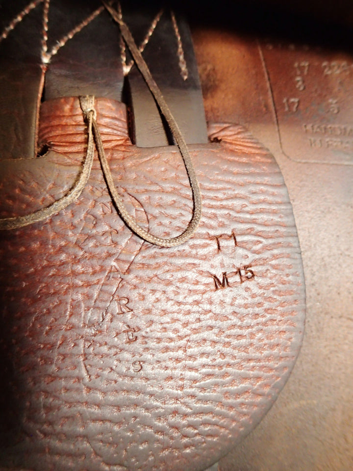 17.5" Antares Classique Saddle - 2017 - 3A Flaps - 4.75" dot to dot (997)