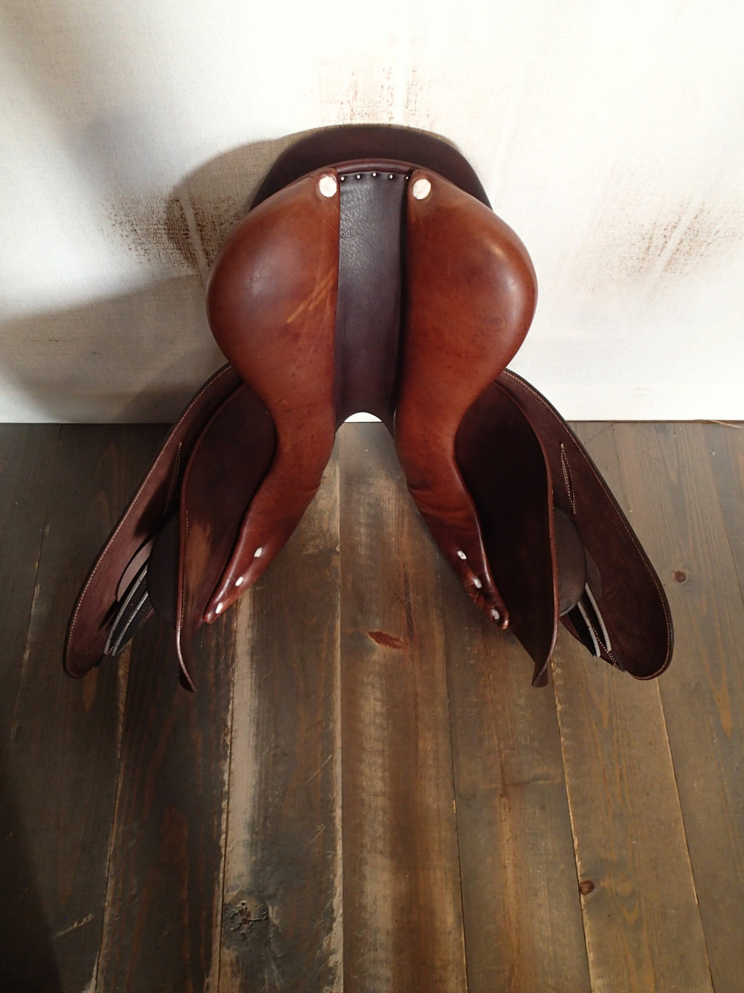 17" Luc Childeric Model M Saddle - 2008 - 4.5" dot to dot (998)