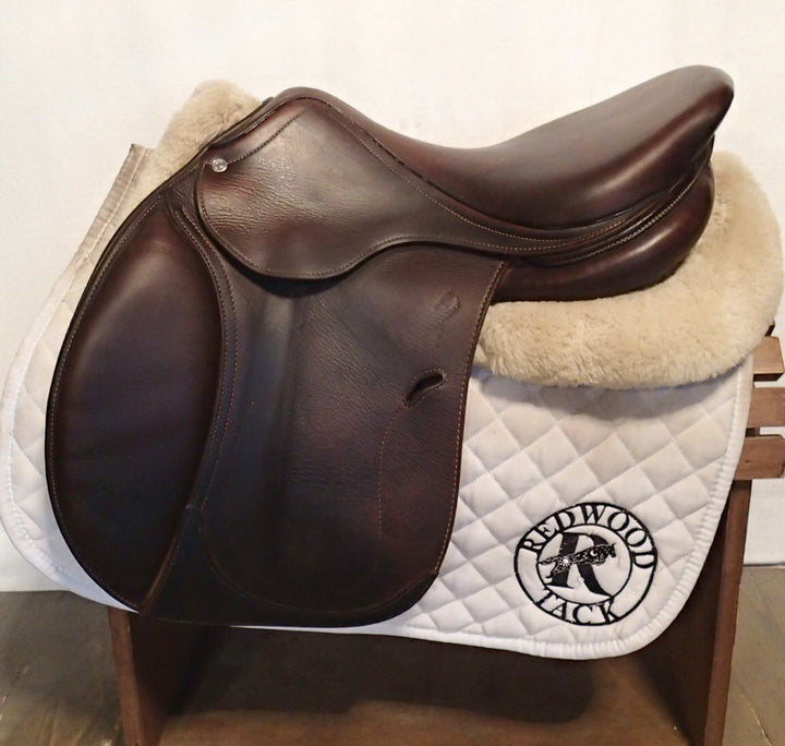 17" Antares Evolution Saddle - Full Buffalo - 2023 - 3DB Flaps - 4.75" dot to dot (999)