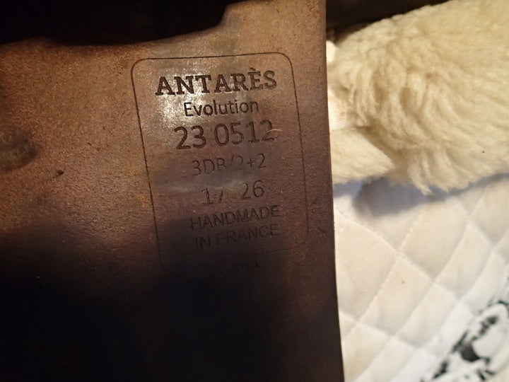 17" Antares Evolution Saddle - Full Buffalo - 2023 - 3DB Flaps - 4.75" dot to dot (999)