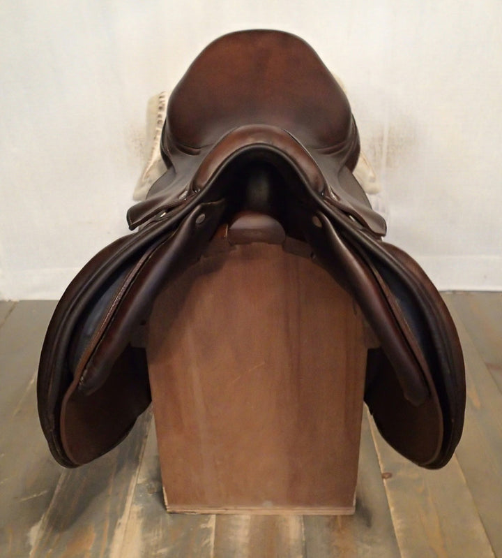 17" Antares Evolution Saddle - Full Buffalo - 2023 - 3DB Flaps - 4.75" dot to dot (999)