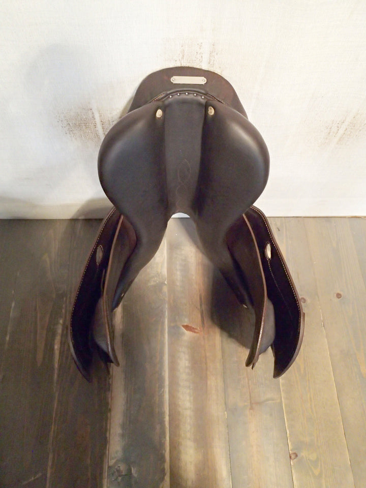 17" Antares Evolution Saddle - Full Buffalo - 2023 - 3DB Flaps - 4.75" dot to dot (999)